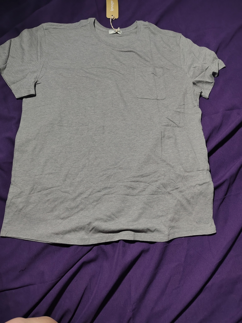 allbirds Men's Heather Gray Short-Sleeve Anytime Tee